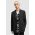 AllSaints sacou din lana Dima culoarea negru