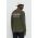 Hollister Co. longsleeve din bumbac culoarea verde, cu imprimeu