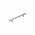 Maner cilindric Mobila, Inox, din Metal, 96 mm