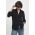 Answear Lab camasa femei, culoarea negru, cu guler clasic, regular