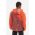 A-COLD-WALL* bluză Axis Fleece bărbați, culoarea portocaliu, cu glugă, cu model ACWMO103.-RUST