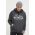 Hollister Co. bluza barbati, culoarea gri, cu glugă, cu imprimeu