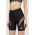 P.E Nation pantaloni scurți de antrenament Silverstone culoarea negru, cu imprimeu, high waist