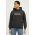 Abercrombie & Fitch bluza barbati, culoarea negru, cu glugă, cu imprimeu