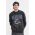 Abercrombie & Fitch bluza barbati, culoarea negru, cu imprimeu