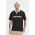Hollister Co. polo de bumbac culoarea negru, cu imprimeu