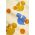 Mini Rodini longsleeve din bumbac pentru copii Squirrel culoarea galben, cu imprimeu