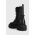 Answear Lab bocanci de piele femei, culoarea negru, cu platforma