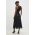 Answear Lab fusta culoarea negru, midi, evazati