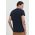 Superdry tricou din bumbac barbati, culoarea albastru marin, neted