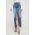 Elisabetta Franchi fusta jeans maxi, creion