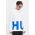HUGO Blue longsleeve din bumbac culoarea alb, cu imprimeu 50509775
