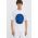 HUGO Blue tricou din bumbac bărbați, culoarea alb, cu imprimeu 50513189