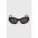 Balenciaga ochelari de soare femei, culoarea negru