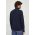 Gant pulover de bumbac culoarea albastru marin, light