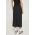 Tommy Jeans fustă culoarea negru, midi, drept DW0DW17719
