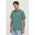 Converse tricou din bumbac culoarea verde, neted
