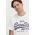 Superdry tricou din bumbac barbati, culoarea alb, modelator