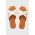 UGG slapi de piele Kenleigh Slide femei, culoarea bej, 1142711