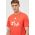 adidas tricou din bumbac bărbați, culoarea roșu, cu imprimeu IS2013