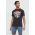 Superdry tricou din bumbac barbati, culoarea gri, cu imprimeu