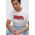 Diesel tricou din bumbac bărbați, culoarea alb, cu imprimeu A12498.0GRAI