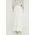 Levi's fusta jeans culoarea alb, maxi, drept