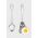 Luckies of London spatulă Skull Kitchen Spatula