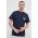 Jack Wolfskin tricou din bumbac barbati, culoarea albastru marin, cu imprimeu