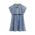 Dkny rochie din denim pentru copii mini, evazati