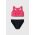 adidas Performance costum de baie pentru copii din două piese culoarea roz