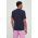 Fila tricou din bumbac barbati, culoarea albastru marin, cu imprimeu