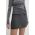 Answear Lab fusta culoarea gri, mini, evazati