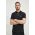 BALR. tricou polo barbati, culoarea negru, cu imprimeu