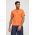 EA7 Emporio Armani tricou din bumbac barbati, culoarea portocaliu, neted