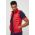 EA7 Emporio Armani vesta de puf barbati, culoarea rosu, de tranzitie
