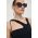 DSQUARED2 ochelari de soare femei, culoarea negru
