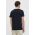 Superdry tricou din bumbac barbati, culoarea albastru marin, neted
