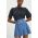 Answear Lab fusta jeans mini, evazati