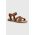 Sorel sandale de piele ELLA III ANKLE STRAP femei, culoarea maro, 2076821242