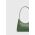 Furla poseta de piele culoarea verde