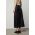 Answear Lab fusta de piele culoarea negru, midi, drept