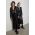 Answear Lab fusta culoarea negru, maxi, evazati