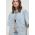 Karl Lagerfeld camasa jeans femei, cu guler clasic, regular