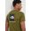 The North Face tricou sport Reaxion Red Box culoarea verde, cu imprimeu