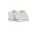 Vans tenisi de piele Knu Stack femei, culoarea alb, VN000CP6YL71