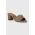 Kurt Geiger London papuci Kensington Block Mule femei, culoarea auriu, cu toc drept 9787540609