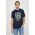Paul&Shark tricou din bumbac barbati, culoarea albastru marin, cu imprimeu
