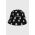 Karl Lagerfeld palarie din bumbac culoarea negru, bumbac