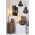 Bizzotto lampa de podea Arusha